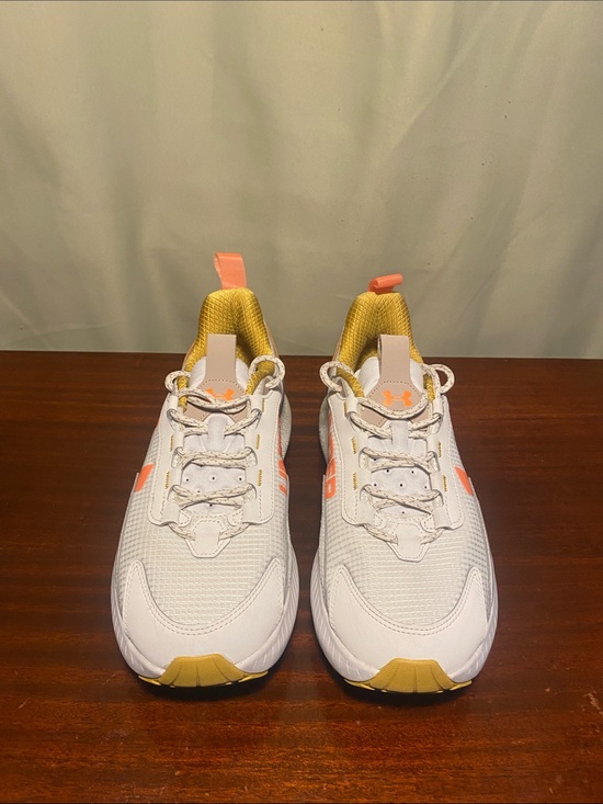 Under Armour HOVR MEGA 2 MVMNT Fog Orange Blast Running Shoes Unisex M 11.5/W13